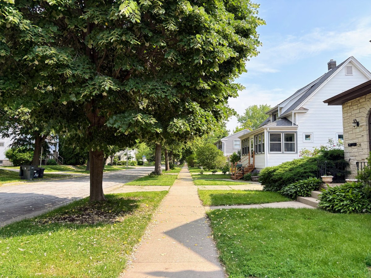 Residential neighborhood in Illinois