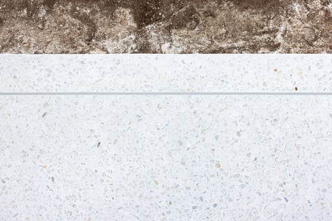 Restored concrete after sealing